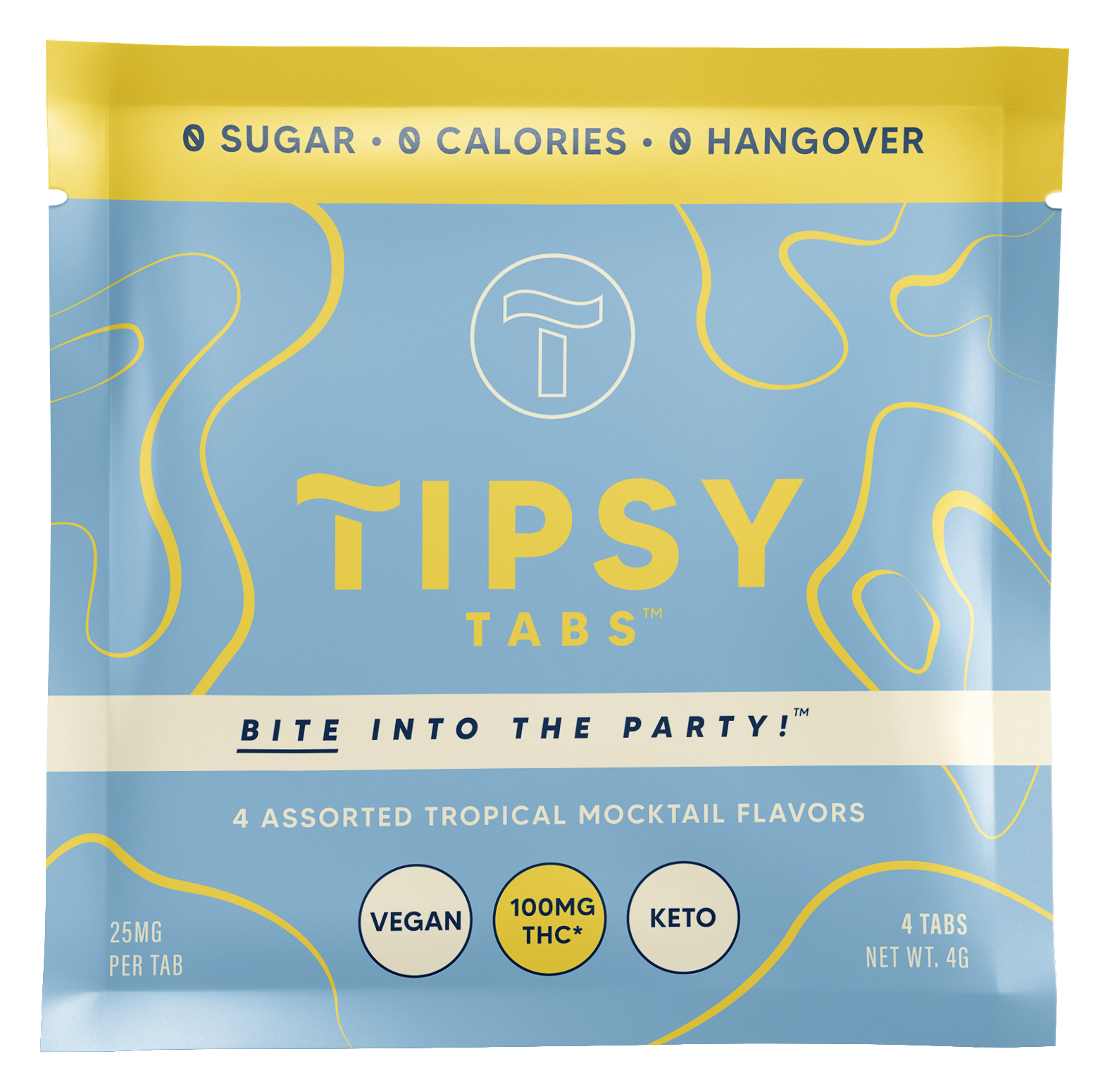 TipyTabs™ 12ct Assorted Tropical Flavored Tabs