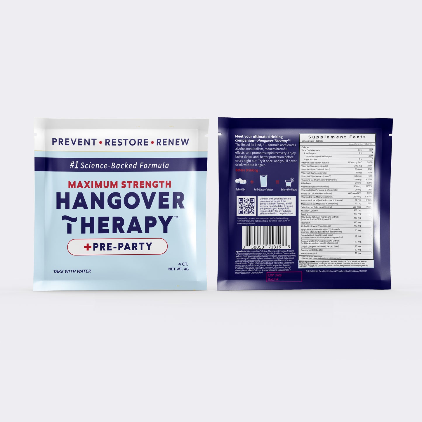 Hangover Therapy 10ct Box